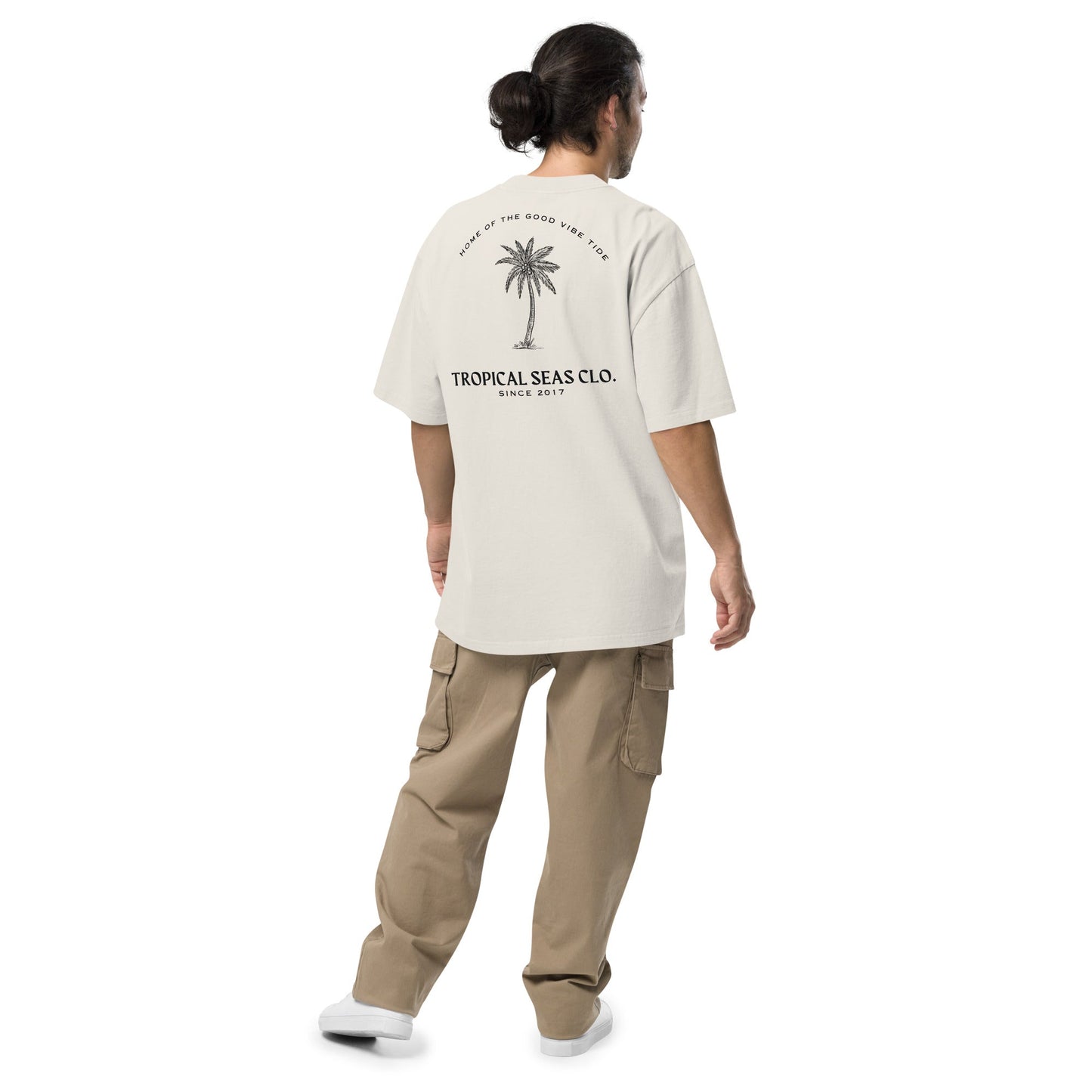 Vintage Palm Oversized Tee
